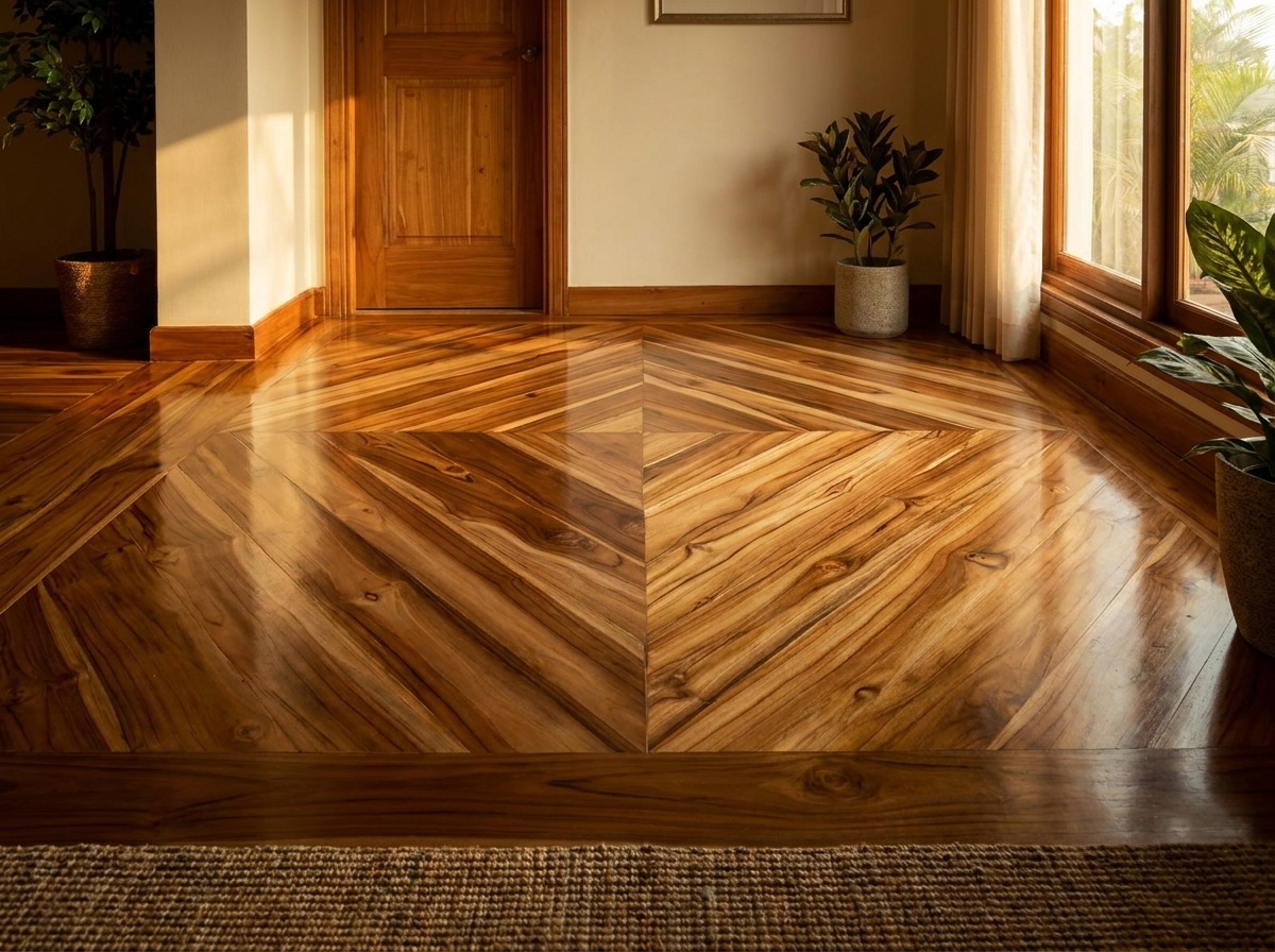 Piso de madera teka 4